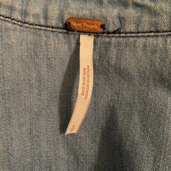Free People Jean Shirt - Picture 3 of 3